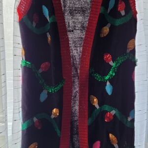 Festive Light-Up Sweater Vest